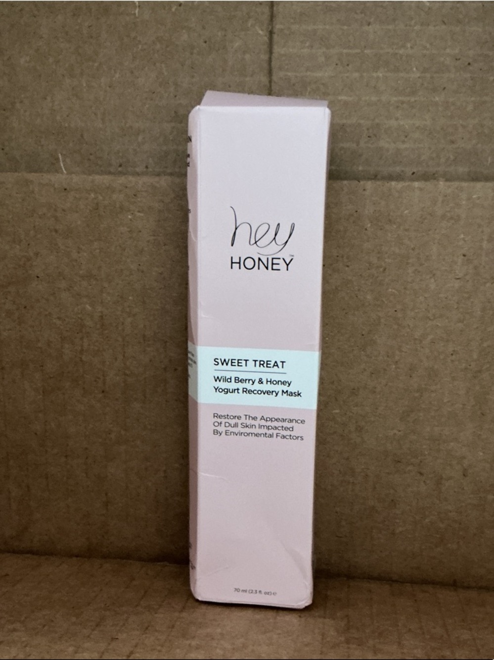 Hey Honey Sweet Treat Wild Berry & Honey Yogurt Recovery Mask — Pink